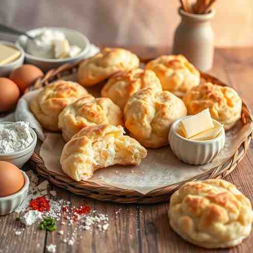 Flaky Egg & Cheese Biscuits - Easy Pogácsa Recipe!